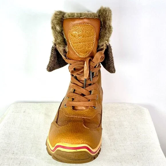 Pajar Leather Insulated Waterproof Faux Fur Snow Boots Women’s Size 7–7.5 - Picture 13 of 16